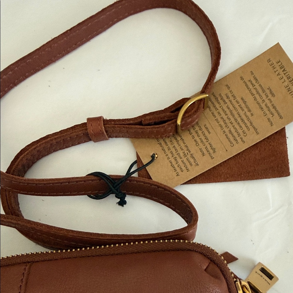 Margot Ryan Brown Leather Crossbody with Tag - Picture 5 of 9